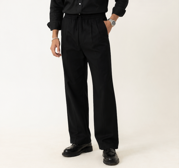 Onyx Linen Pants