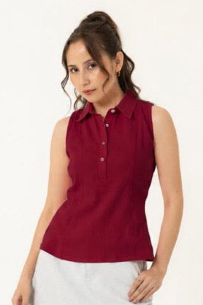 Merlot Polo Tank