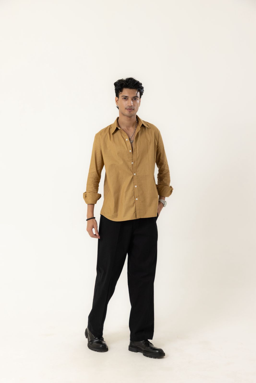Sandstone Linen Shirt