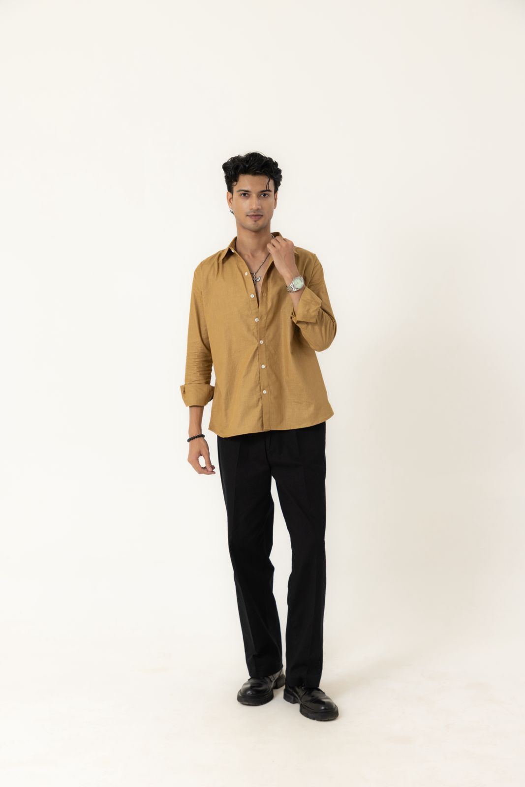 Sandstone Linen Shirt