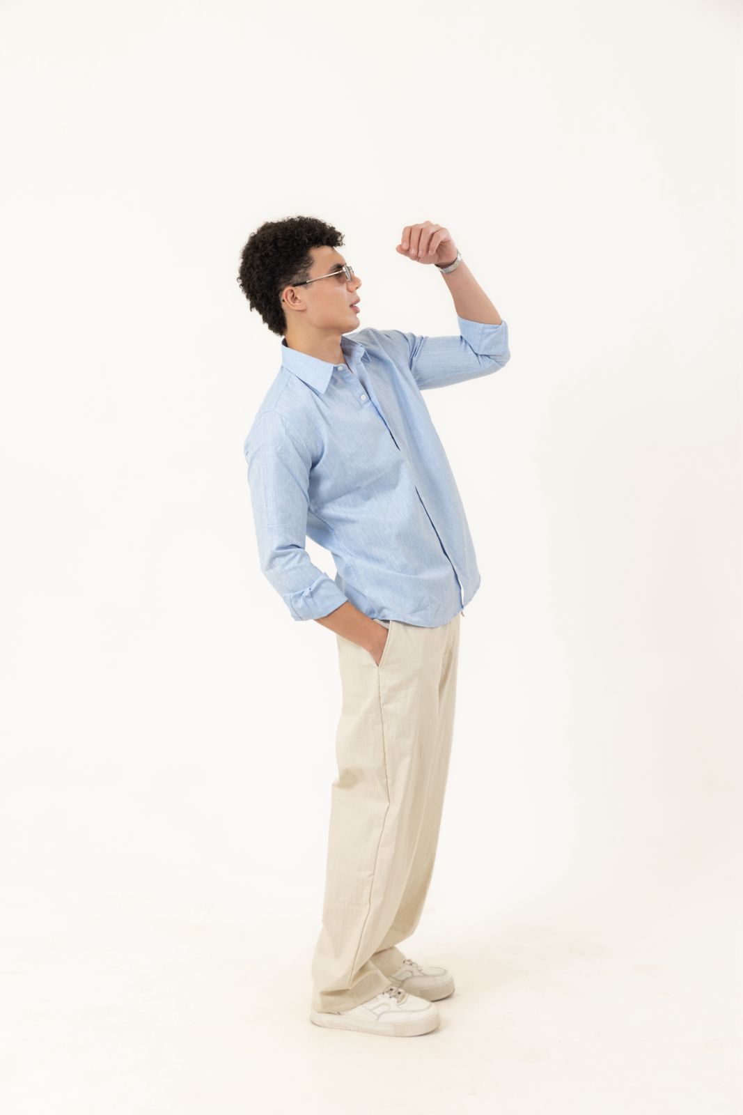 IVORY LINEN PANTS